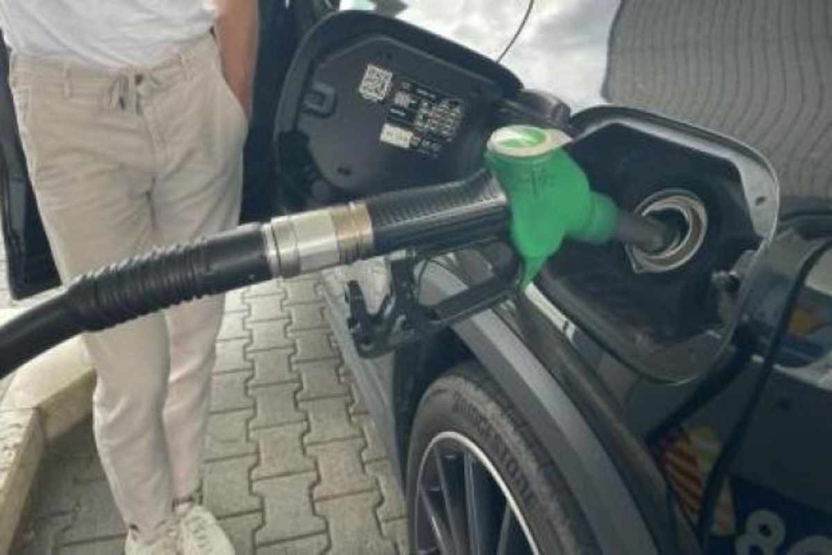 Una pompa di benzina